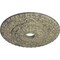 Ekena Millwork Vaduz Medallion (Canopies up to 3 1/2"), 23 1/2"OD x 3 1/2"ID x 2 1/8"P, Castle Stone Crackle CM23VACSC - alternate 4